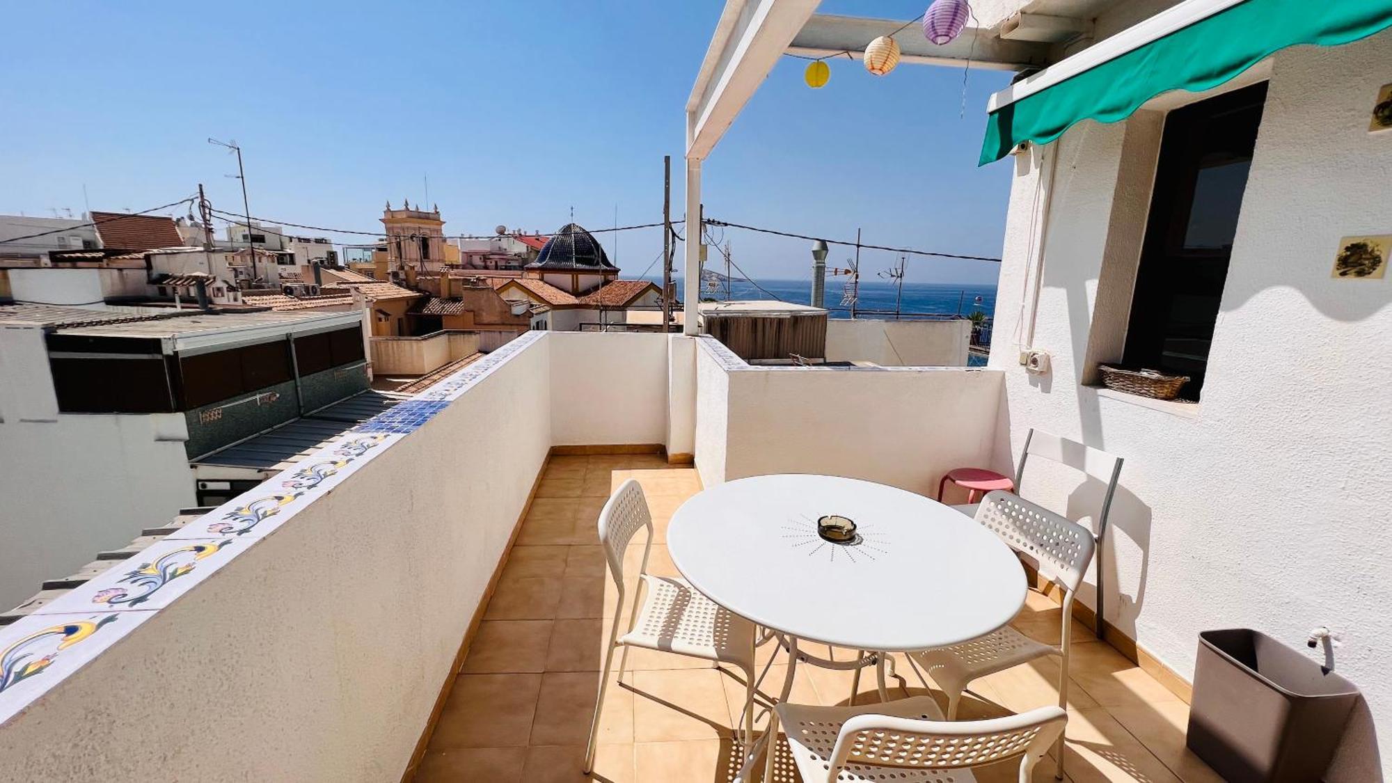 Atico Con Vistas En El Casco Antiguo De Benidorm Apartment ภายนอก รูปภาพ