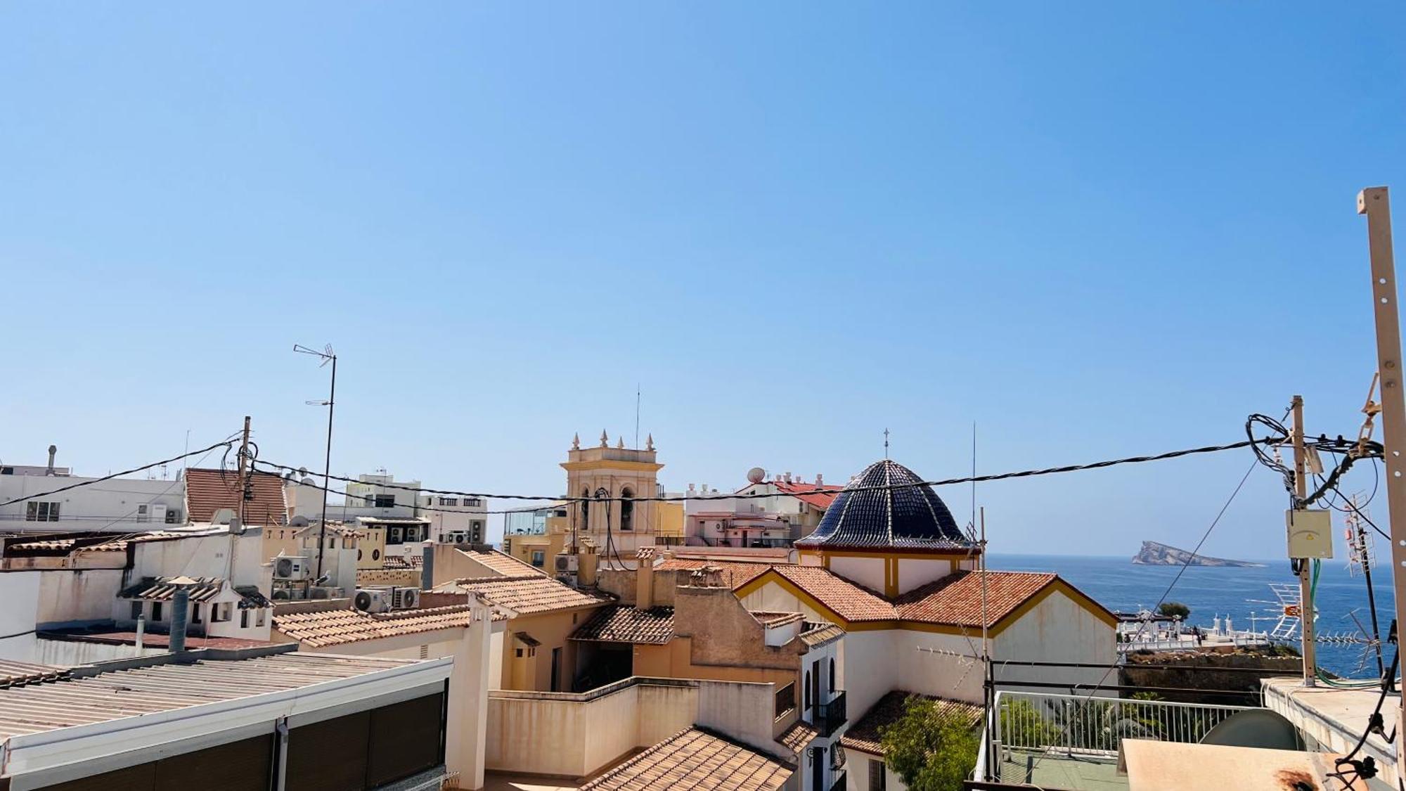 Atico Con Vistas En El Casco Antiguo De Benidorm Apartment ภายนอก รูปภาพ