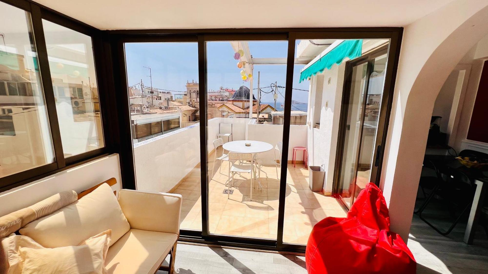Atico Con Vistas En El Casco Antiguo De Benidorm Apartment ภายนอก รูปภาพ